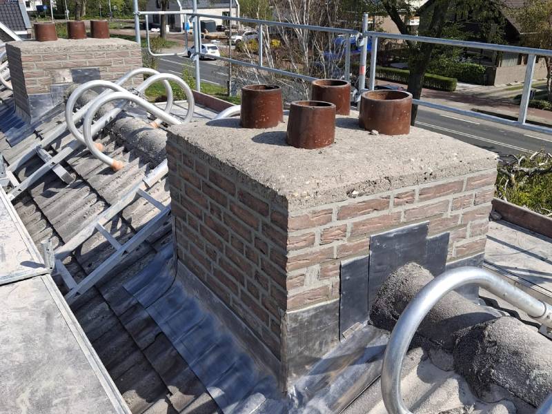 Schoorsteen renovatie kosten door achterstallig onderhoud